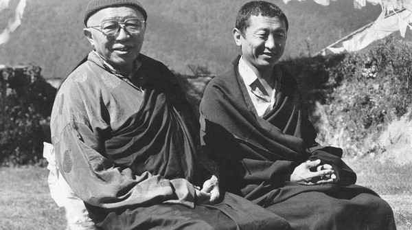 Chokyi Nyima Rinpoche with Tulku Urgyen Rinpoche