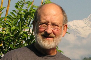 Portrait of Dr. David Shlim, Buddhist author and teacher on Tibetan medicine and compassion.