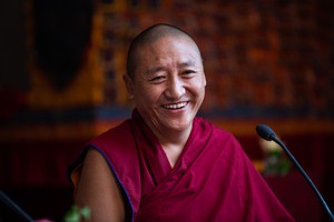Lama Oser resident monk and teacher at centre for Buddhism - Dharma UK