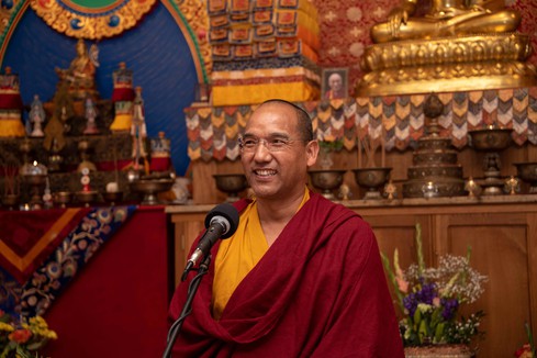 Lama Tenzin Sangpo sharing his traditional monastic education from Buddhist Monastery Ka-Nying Shedrub Ling in Nepal.