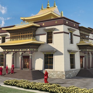 Tibetan Buddhist temple
